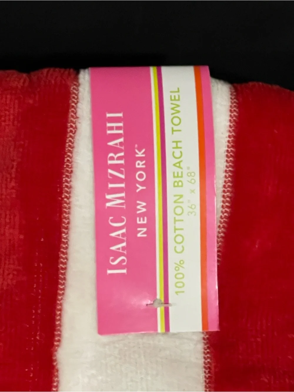 Patriotic Isaac Mizrahi Beach Towel - Patriotic Beach Towel